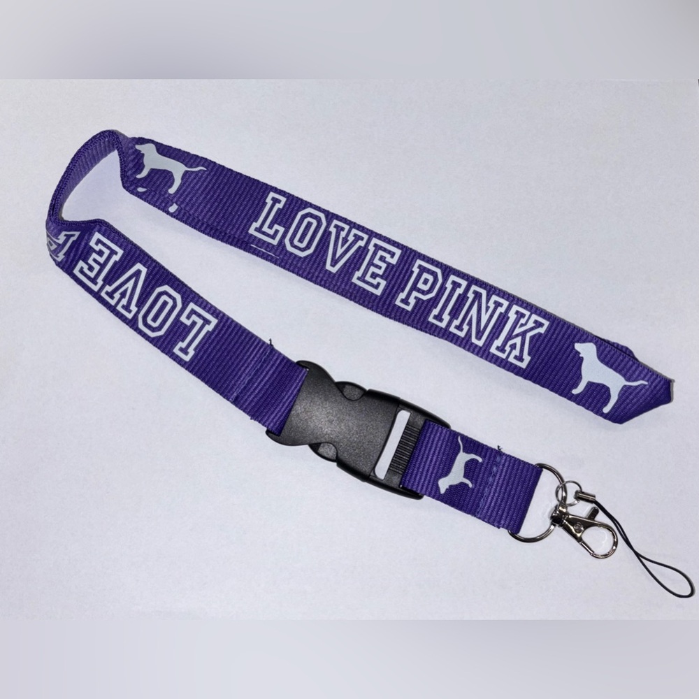 Victoria's Secret Pink Purple Lanyard